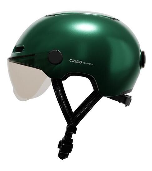 Kask rowerowy z pilotem zdalnego sterowania Cosmo Connected Fusion + Cosmo Ride