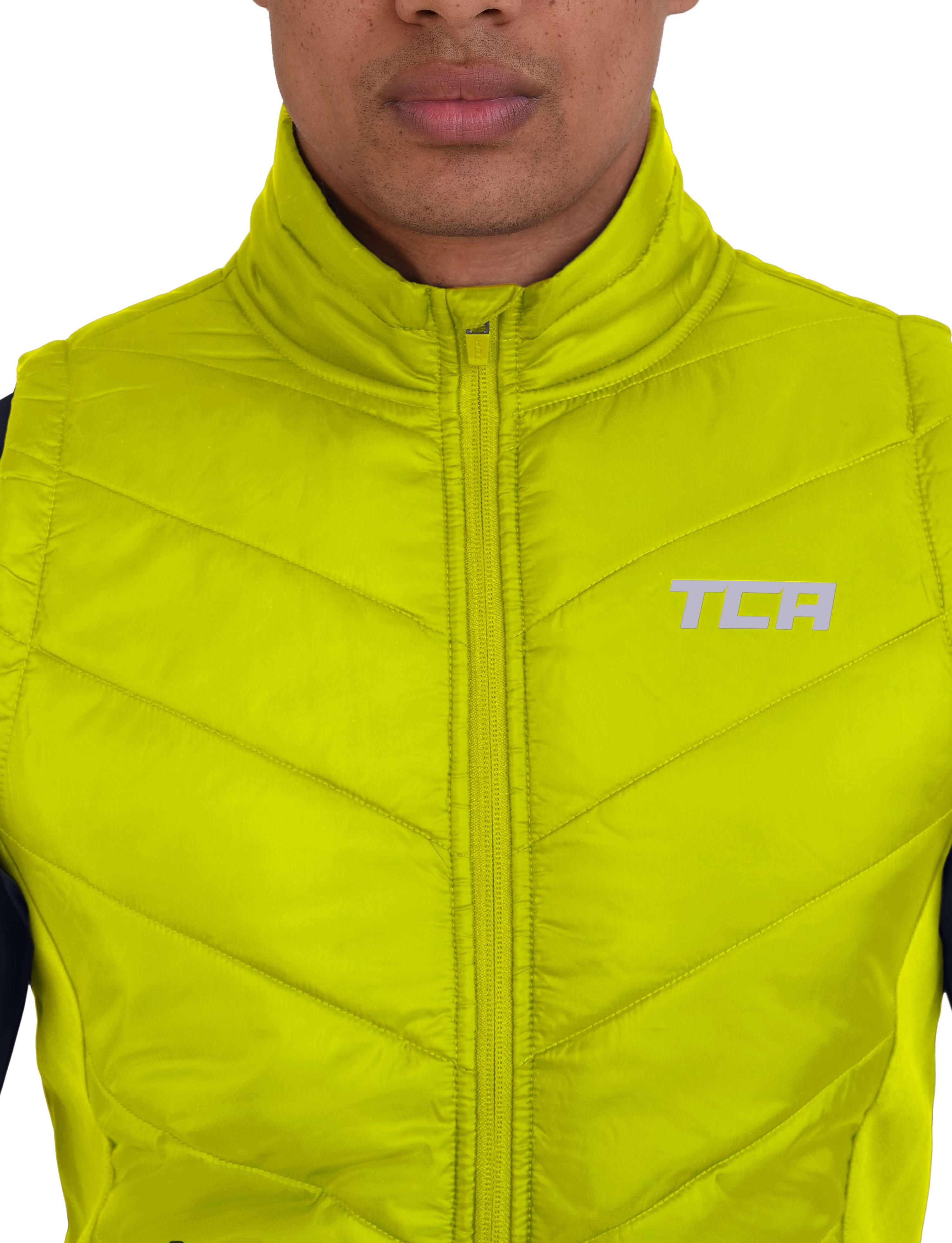 Men's Excel Winter Gilet with Zip Pockets - Lime Punch 4/5