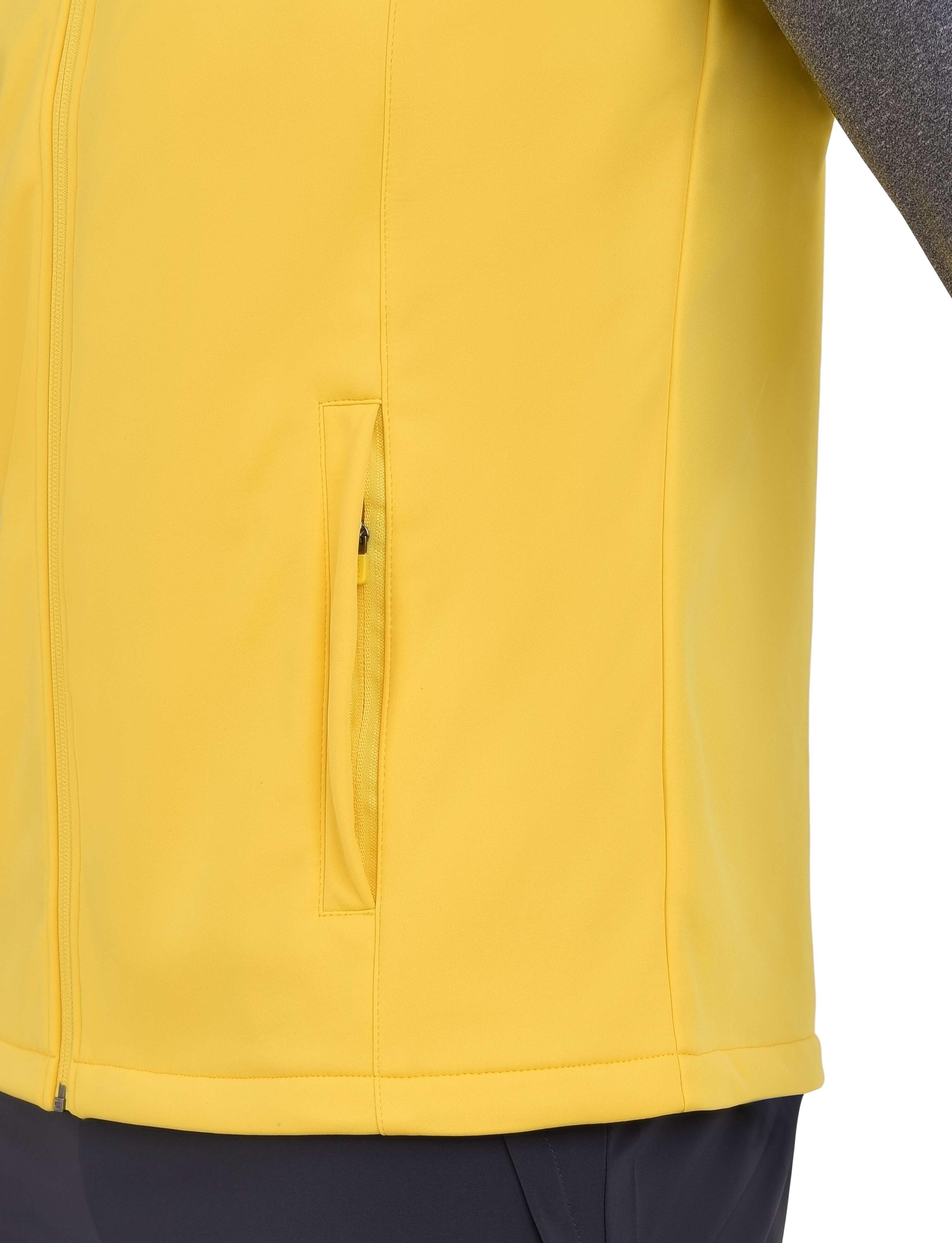 Men's Flyweight Wind-Proof Gilet with Zip Pockets - Vibrant Yellow 4/5