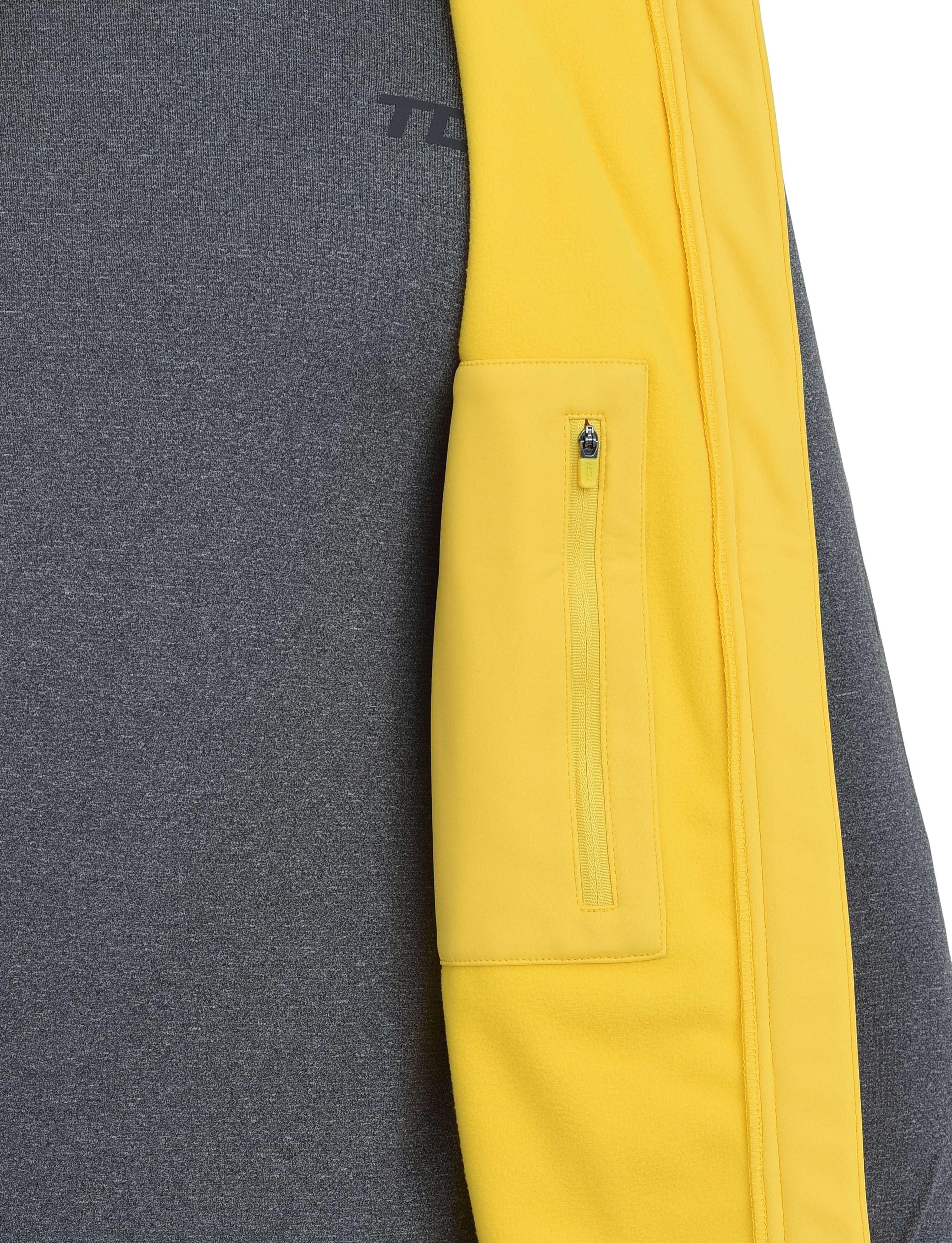 Men's Flyweight Wind-Proof Gilet with Zip Pockets - Vibrant Yellow 5/5
