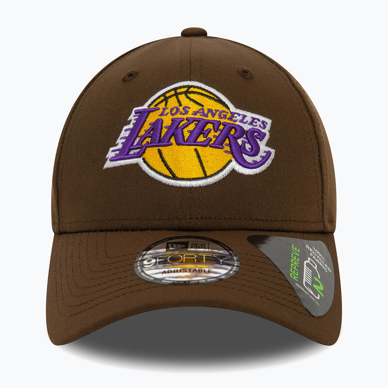 Cappellino da baseball da uomo di New Era Repreve 9Forty dei Los Angeles Lakers