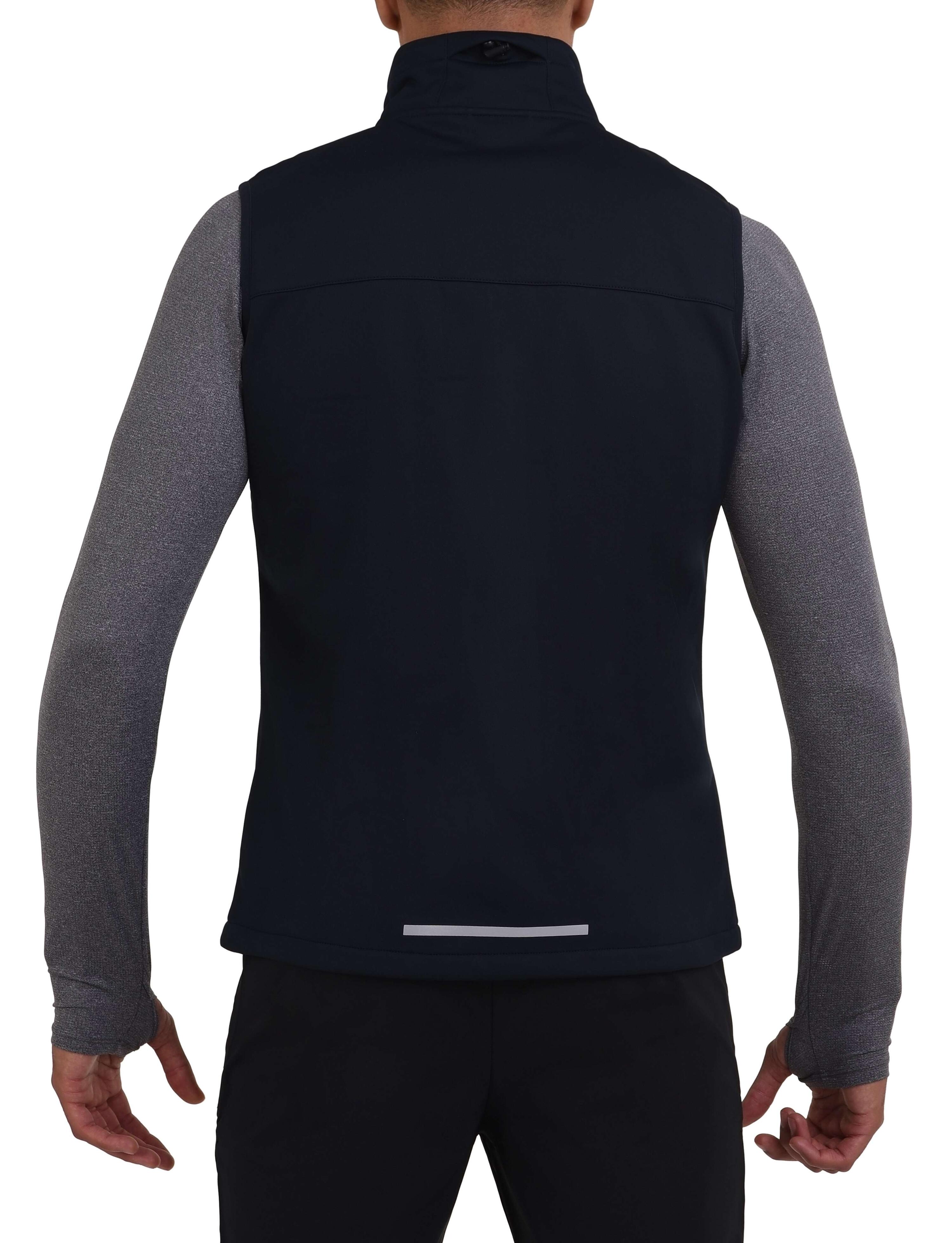 Men's Flyweight Wind-Proof Gilet with Zip Pockets - Black Night 3/5