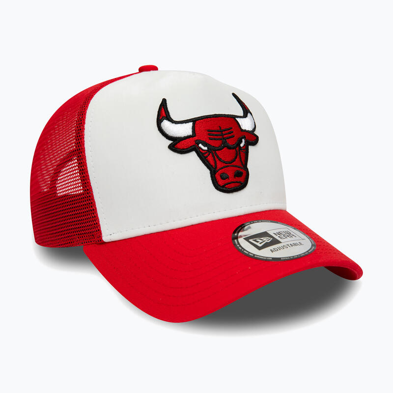 Cappello da baseball da uomo New Era Team Color Block Trucker Chicago Bulls