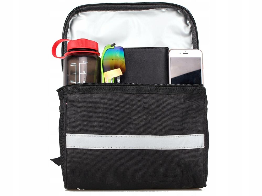Sacoche de guidon avec support de téléphone pour vélo 3 litres Noir 4/7