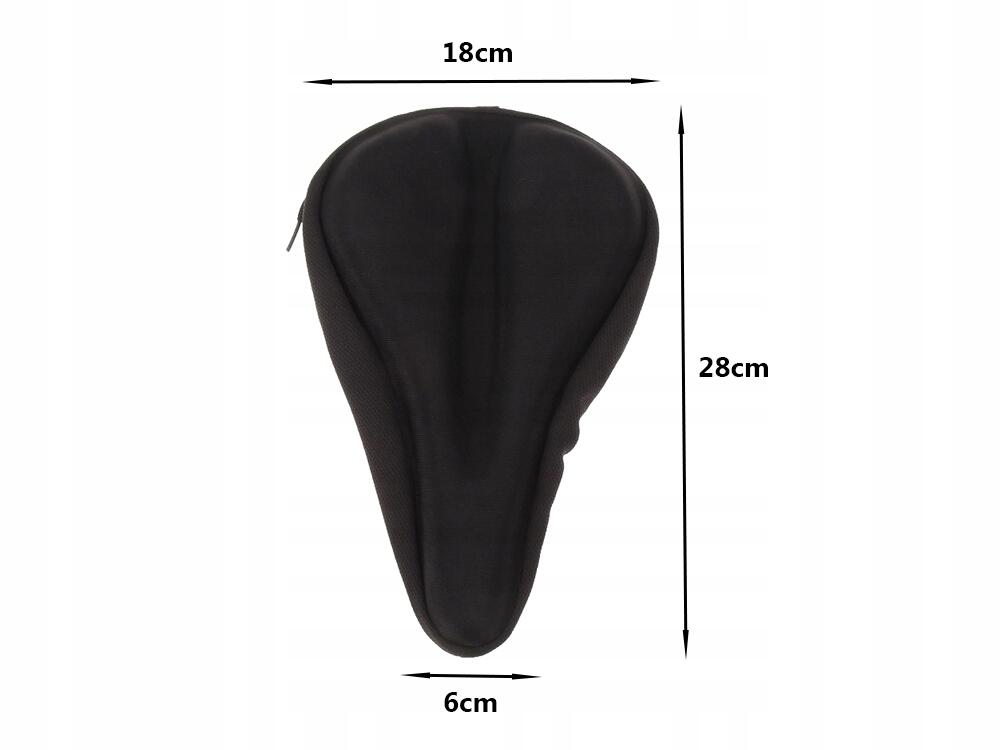 Housse de Siège pour Vélo - ZGEER - Noir - Gel - Vélo loisir