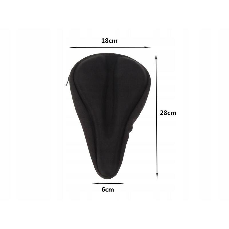 Housse de selle vélo confort Gel - Noir