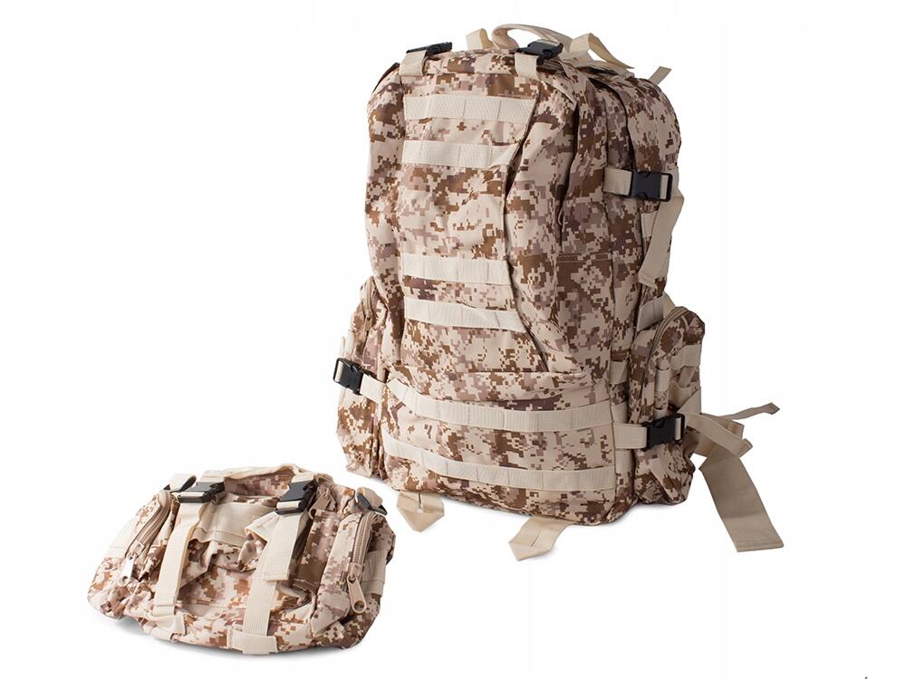 Sac à dos tactique survie camouflage randonnée 48.5 Liter 5/7