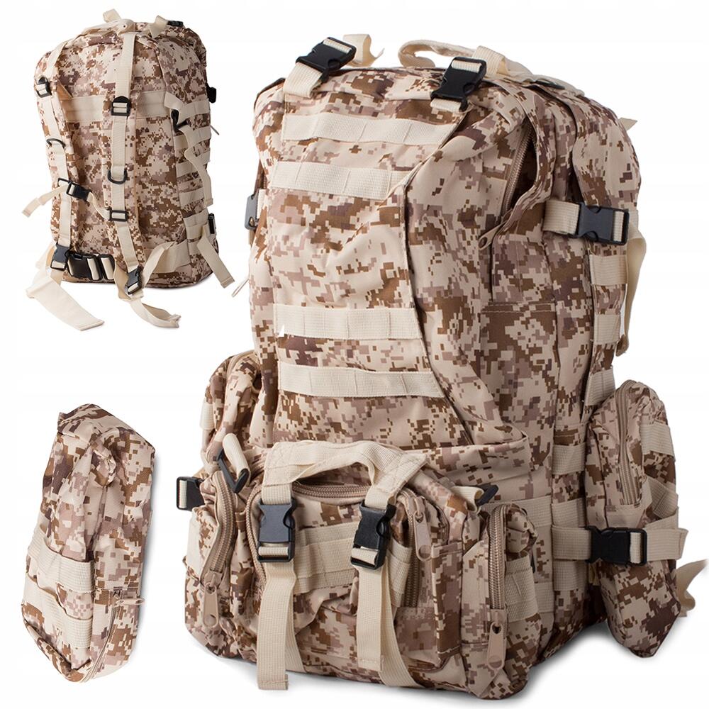 Sac à dos tactique survie camouflage randonnée 48.5 Liter 2/7