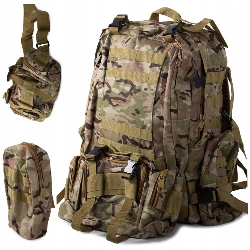Rugzak Tactisch Survival Camouflage Wandelen 48,5 Liter Fiets 6/7