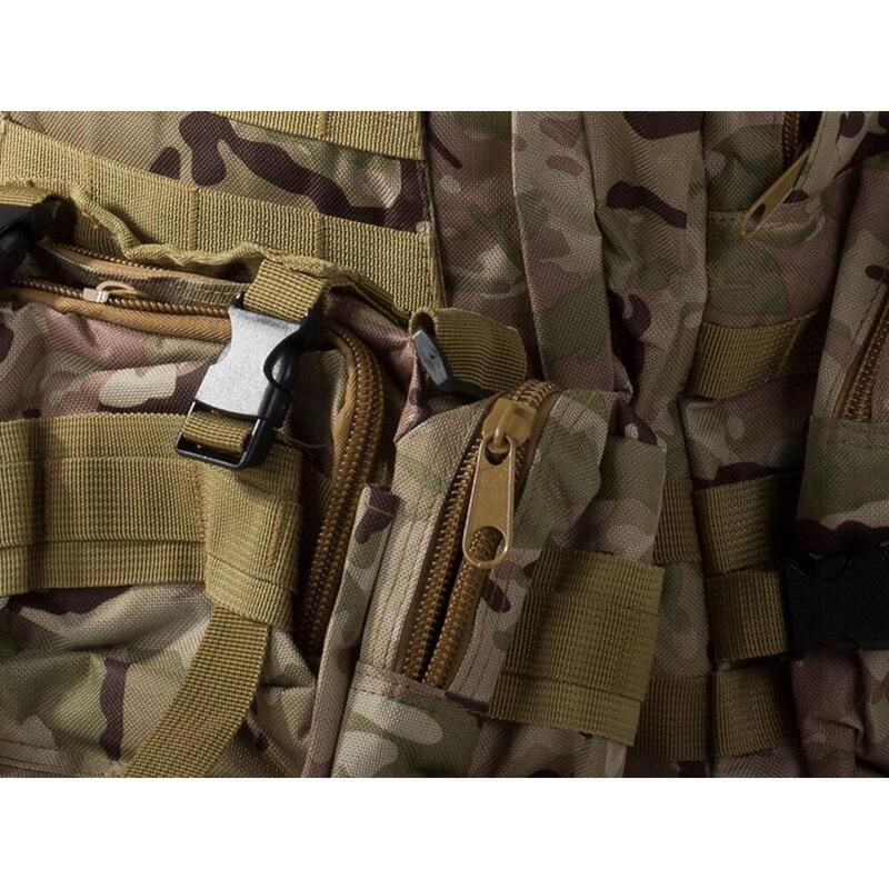 Rucsac tactic de supraviețuire, camuflaj, pentru drumeții, 48,5 litri, ciclism