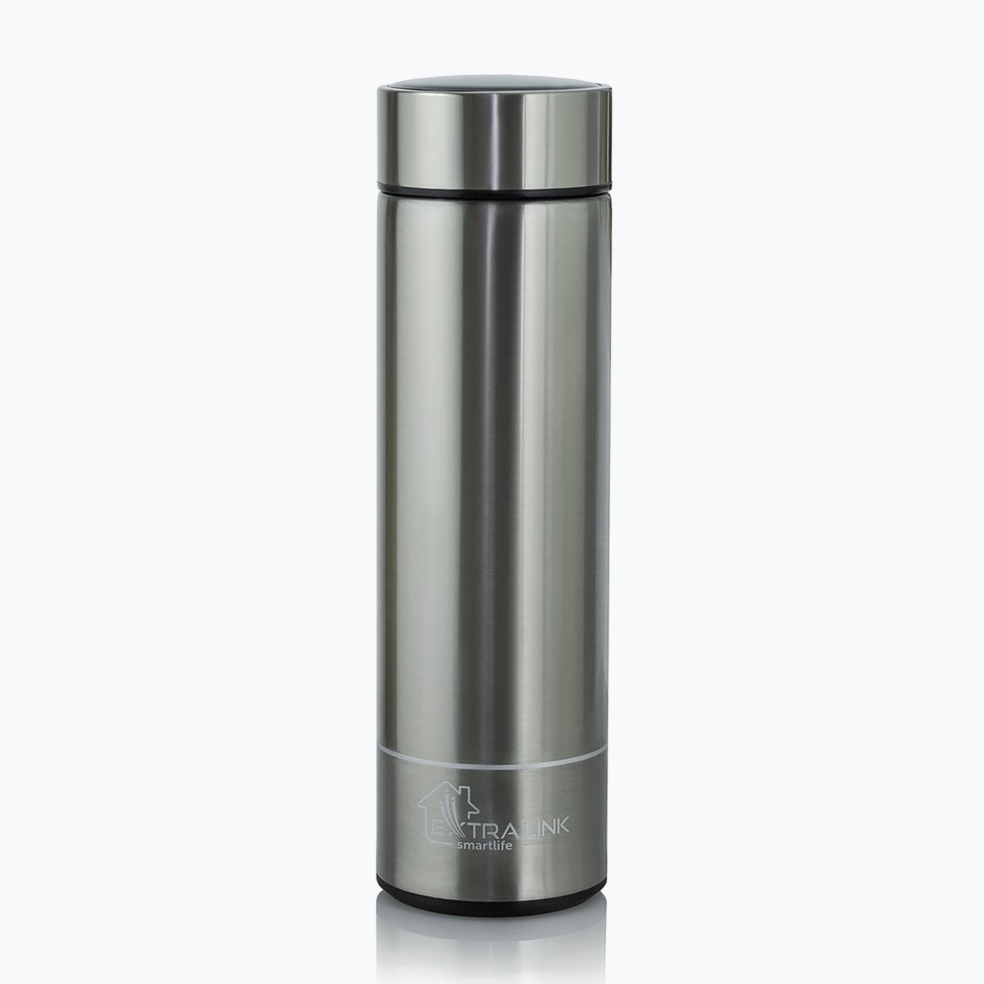 Termos z wyświetlaczem LED Extralink Smart Travel Mug Srebrny Kubek termiczny 4/4