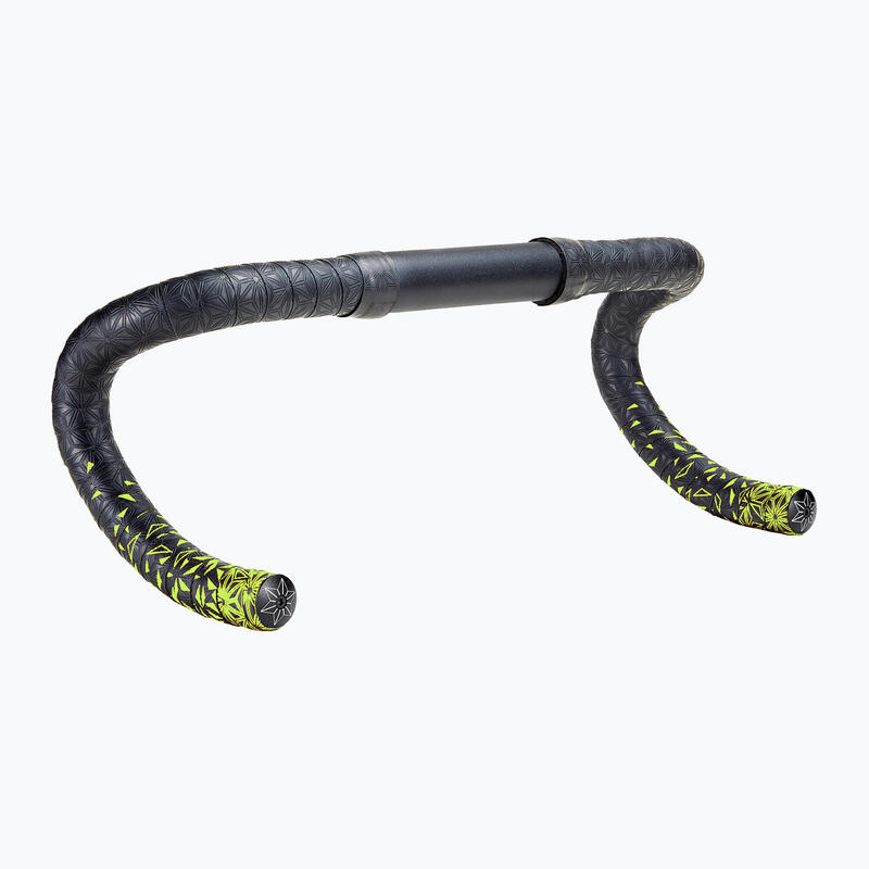 Ruban de cintre de cyclisme Supacaz - Super Sticky Kush Star Fade - Jaune fluo
