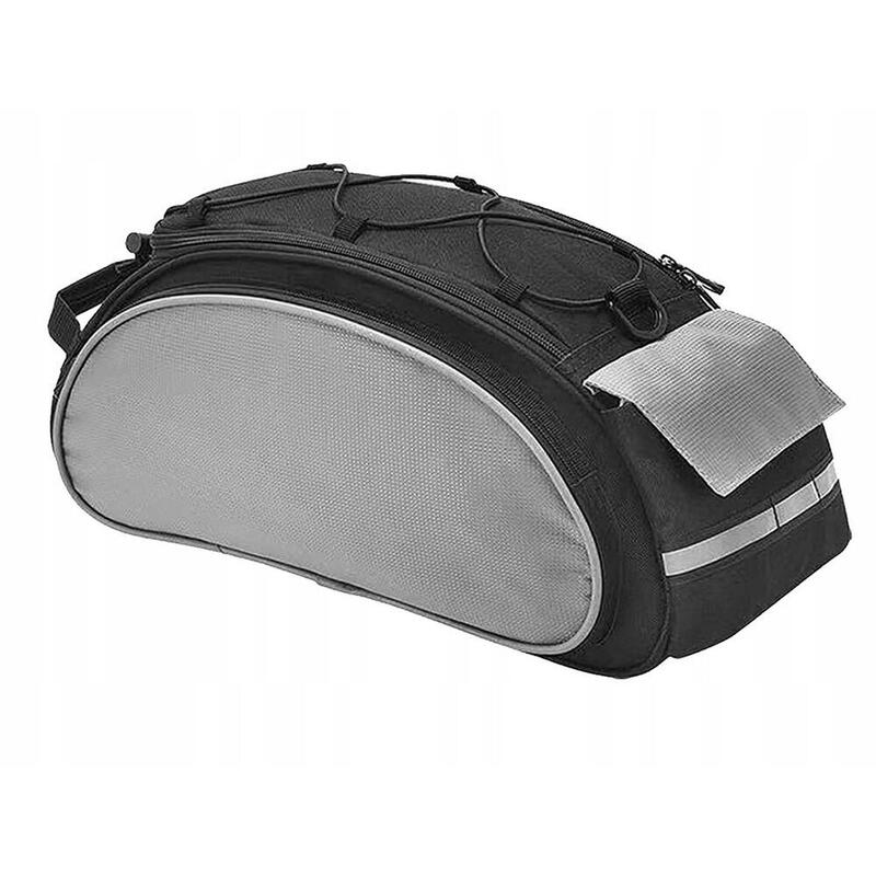 Geantă bicicletă spate, 13L, Gri/Negru, pentru bicicletă electrică