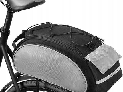 Fahrradtasche Single Rear – 13 Liter – Grau/Schwarz – Elektrofahrrad