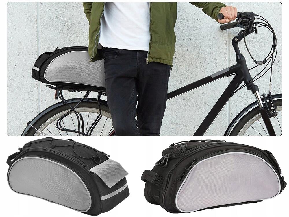 Fahrradtasche Single Rear  13 Liter  Grau/Schwarz  Elektrofahrrad