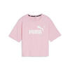 Crop top Essentials Femme PUMA Pink Lilac