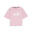 Essentials Logo cropped T-shirt dames PUMA Pink Lilac