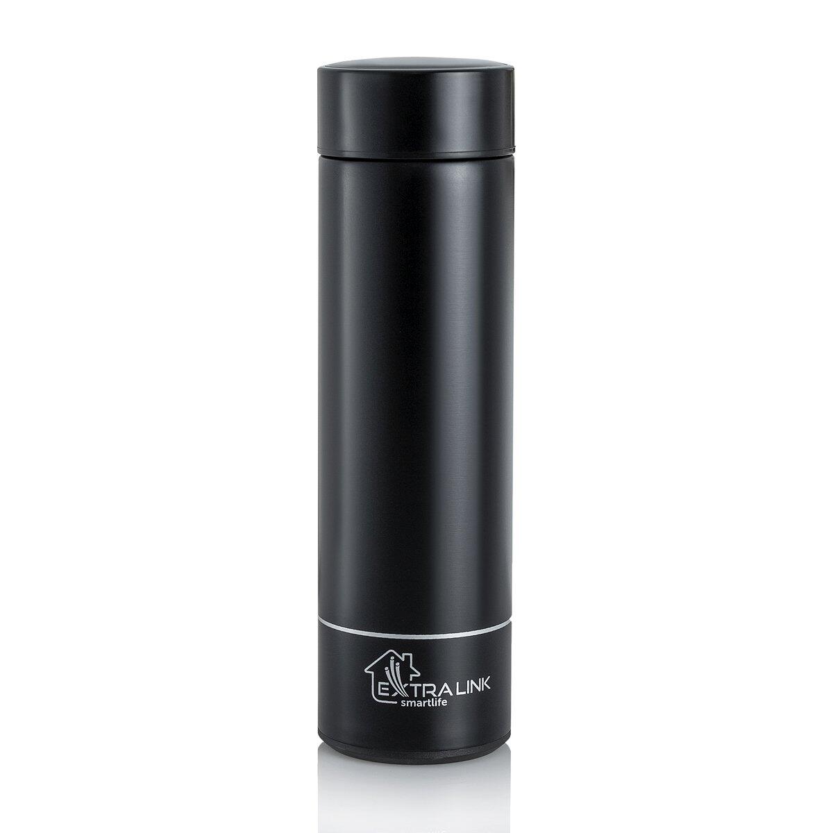 Termos z wyświetlaczem LED Extralink Smart Travel Mug Czarny Kubek termiczny 3/4
