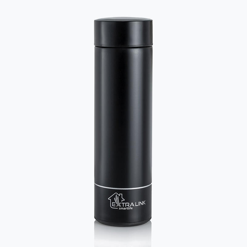 Termos z wyświetlaczem LED Extralink Smart Travel Mug Czarny Kubek termiczny