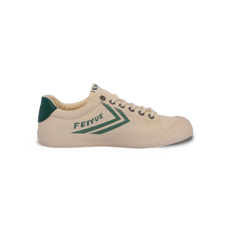 Vincent Rubber Sole Walking Exercise Sneakers - Beige x Green