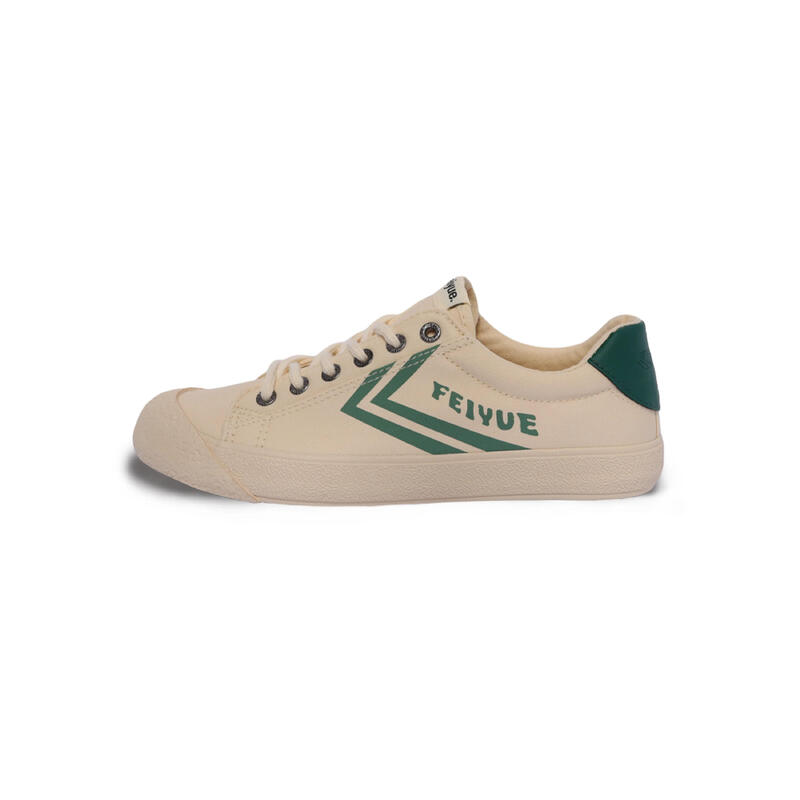 Vincent Rubber Sole Walking Exercise Sneakers - Beige x Green