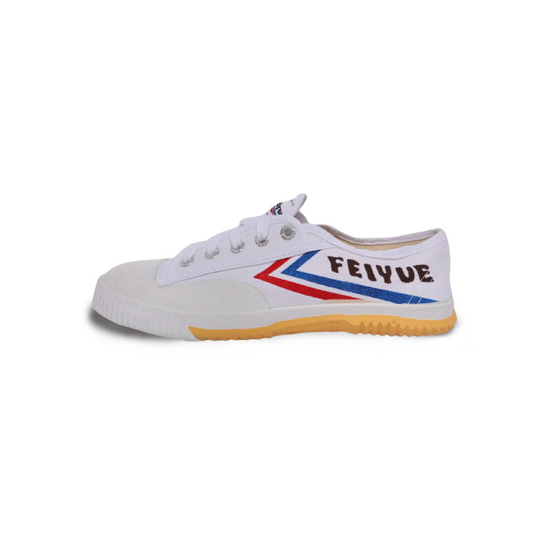 Rubber Sole Exercise Sneakers - Classic White