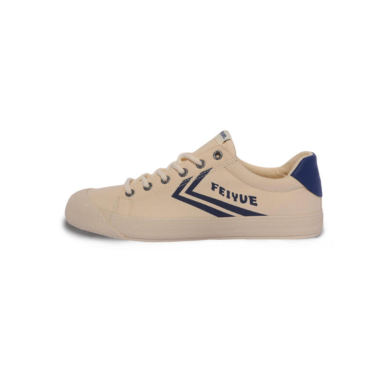 Vincent Rubber Sole Walking Exercise Sneakers - Beige x Blue