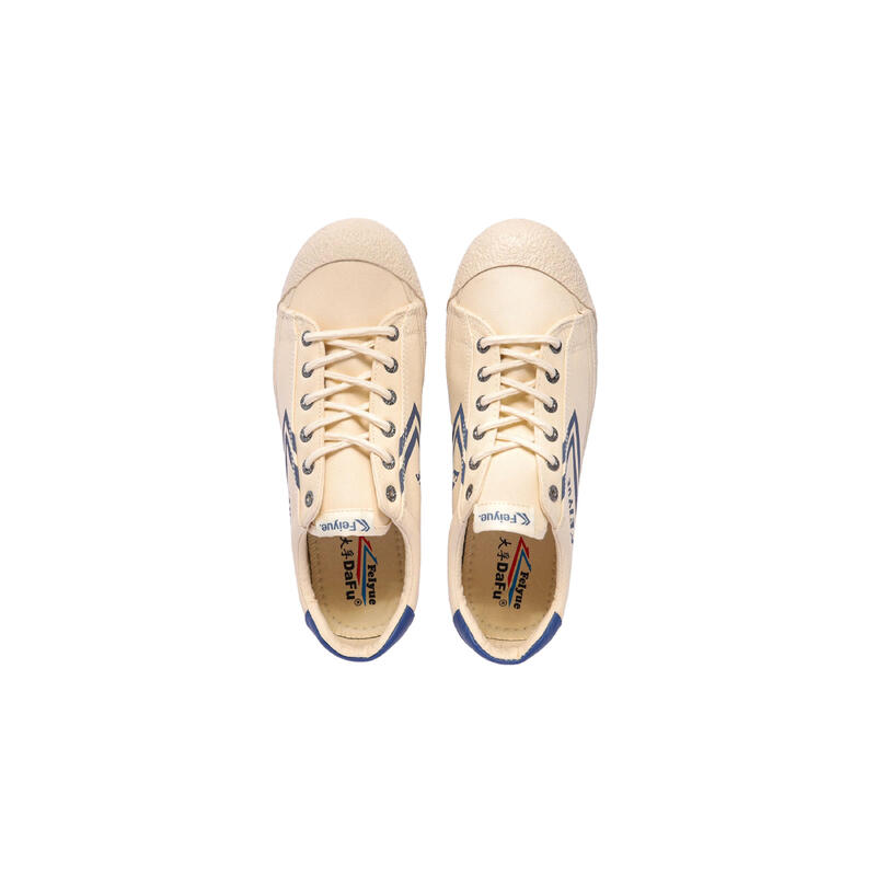 Rubber Sole Exercise Sneakers - Vincent Beige/Blue