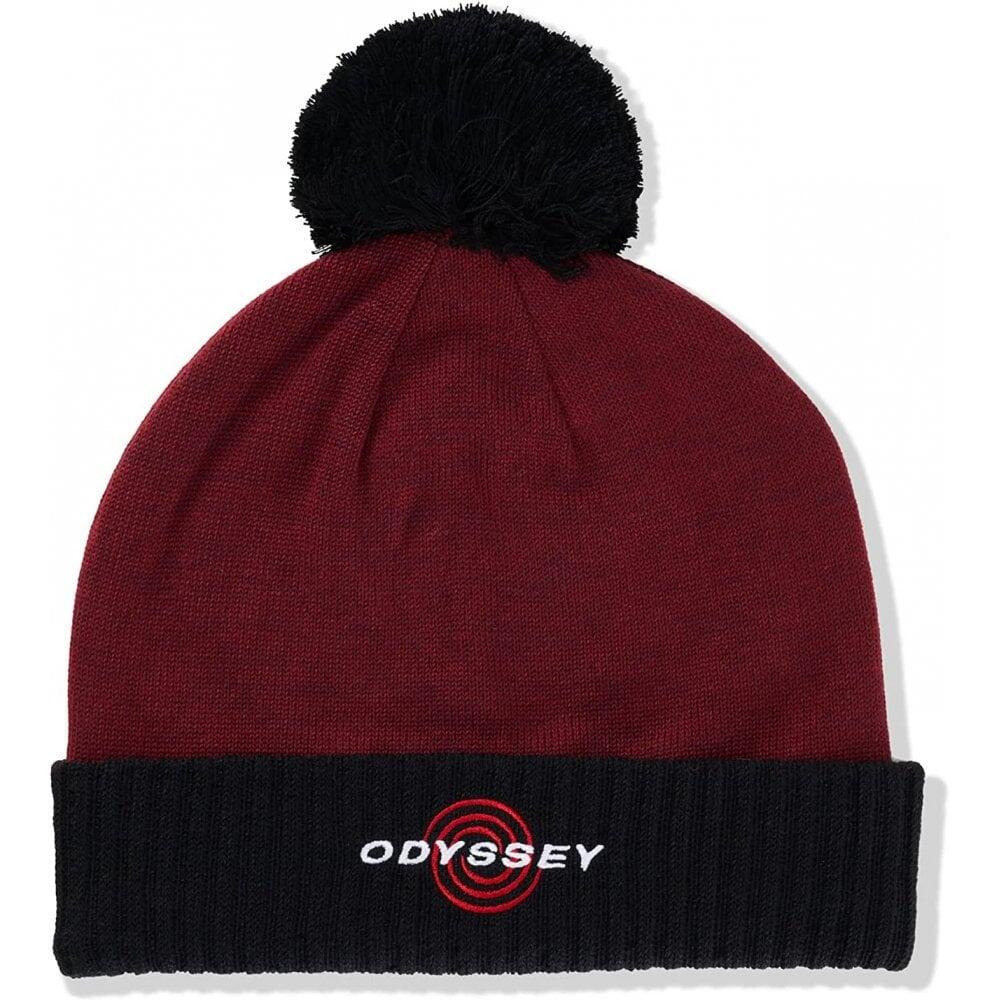 Callaway TA Pom Beanie - Wine/Black 2/3