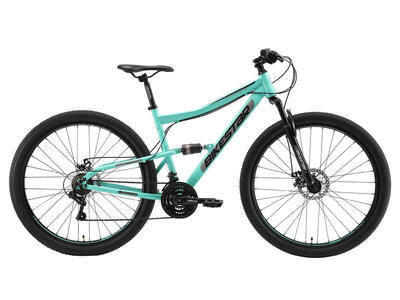 Bikestar fully mtb staal medium 29 inch 21 speed mintgroen