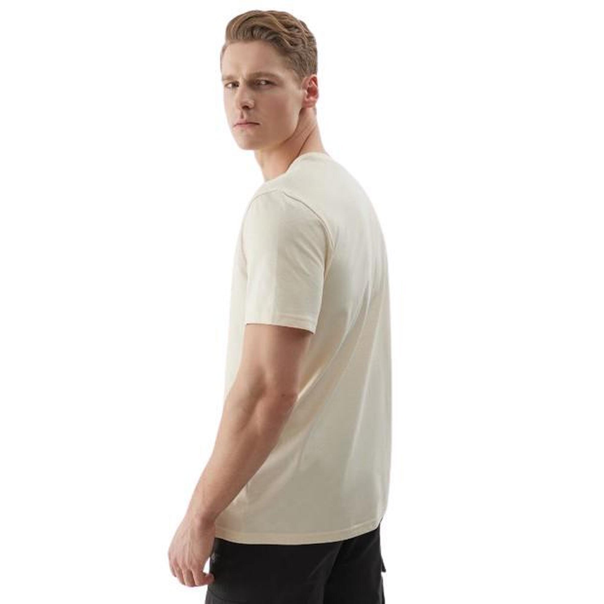 T-shirt em Algodão de Fitness Homem 4F TTSHM1317.