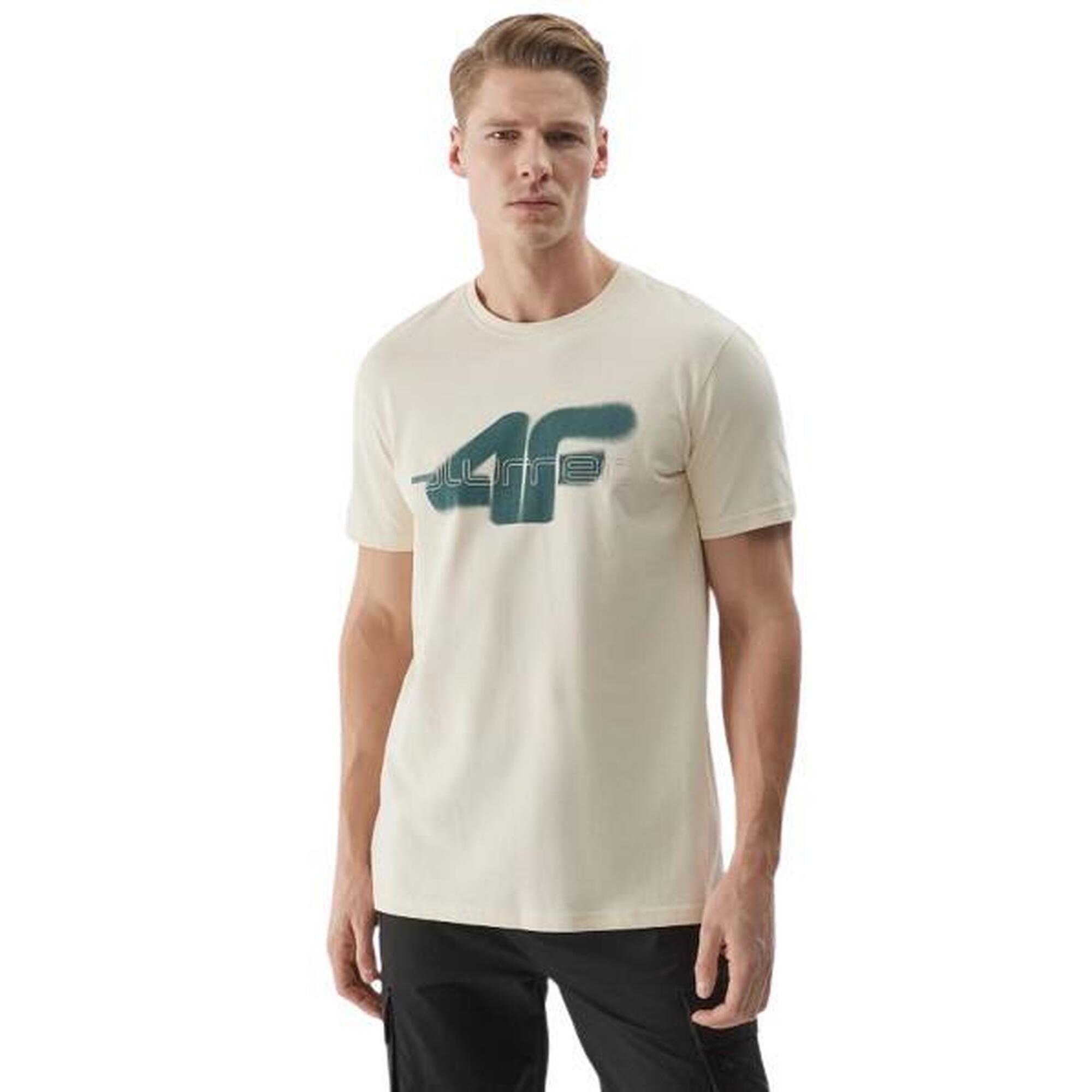 T-shirt em Algodão de Fitness Homem 4F TTSHM1317.