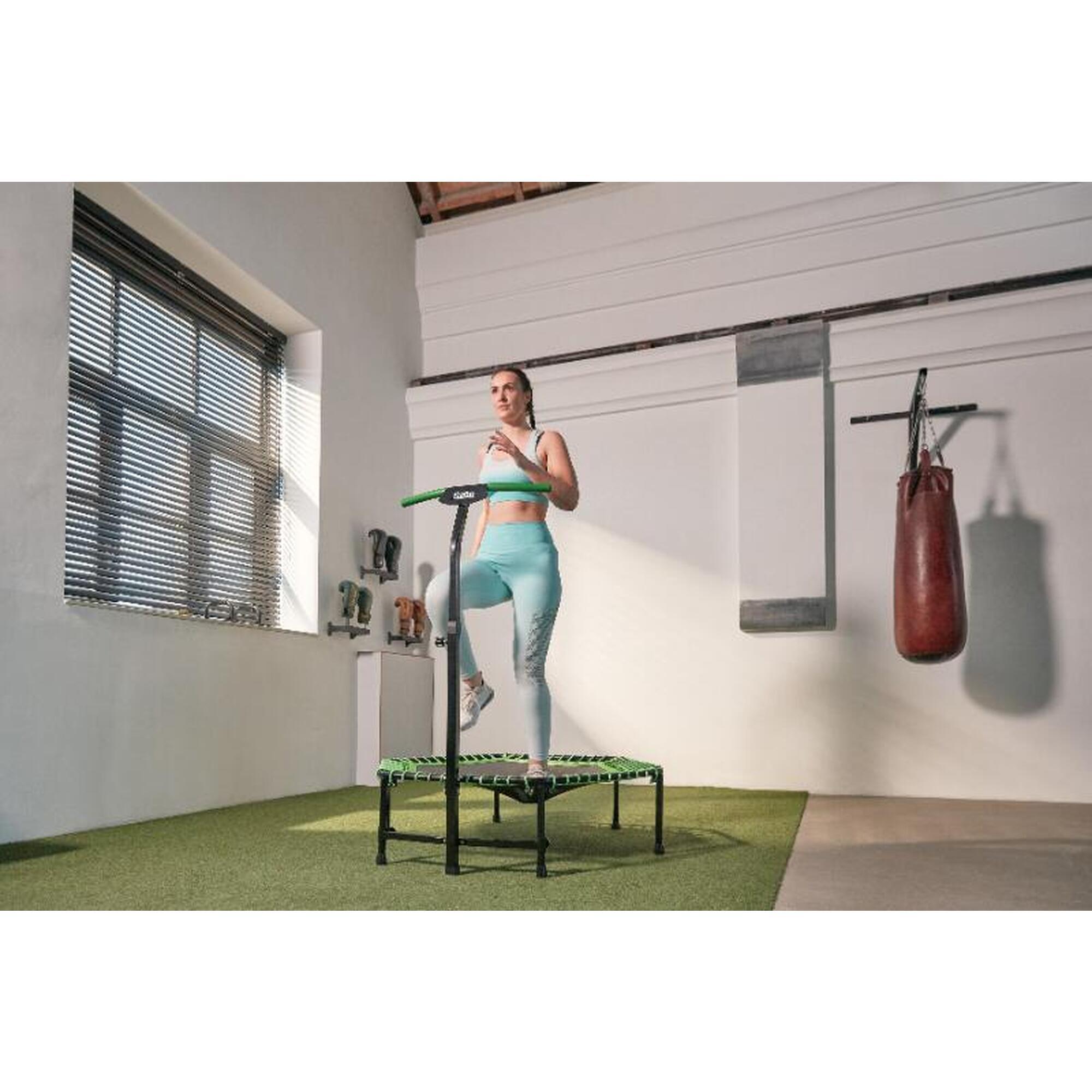 Trambulina Salta FITNESS Hexagonala 128 cm Verde