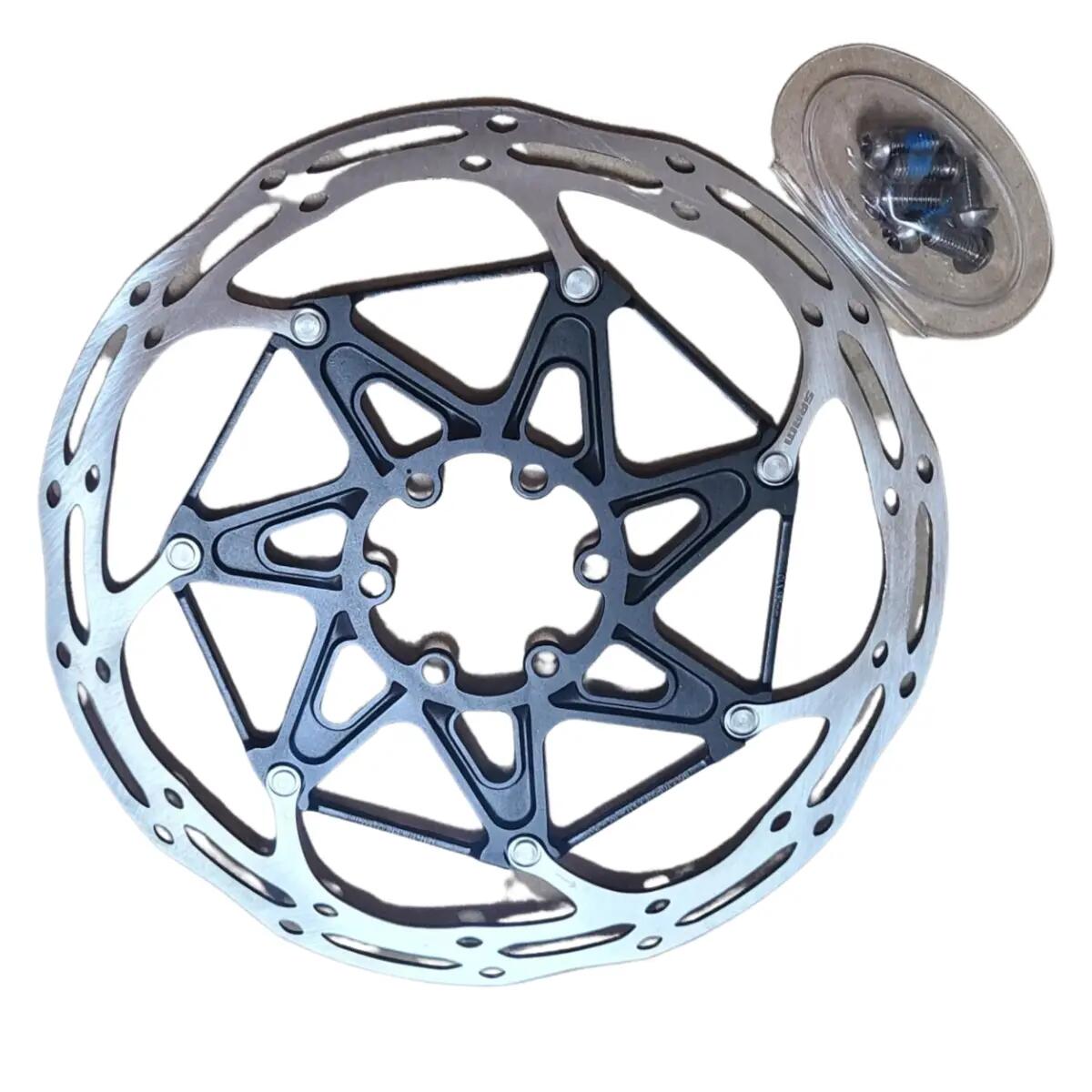 Discs Sram Disque Centerline X 180Mm Black Rounded (Vis Acié Incluses/Bord Rond) 2/3