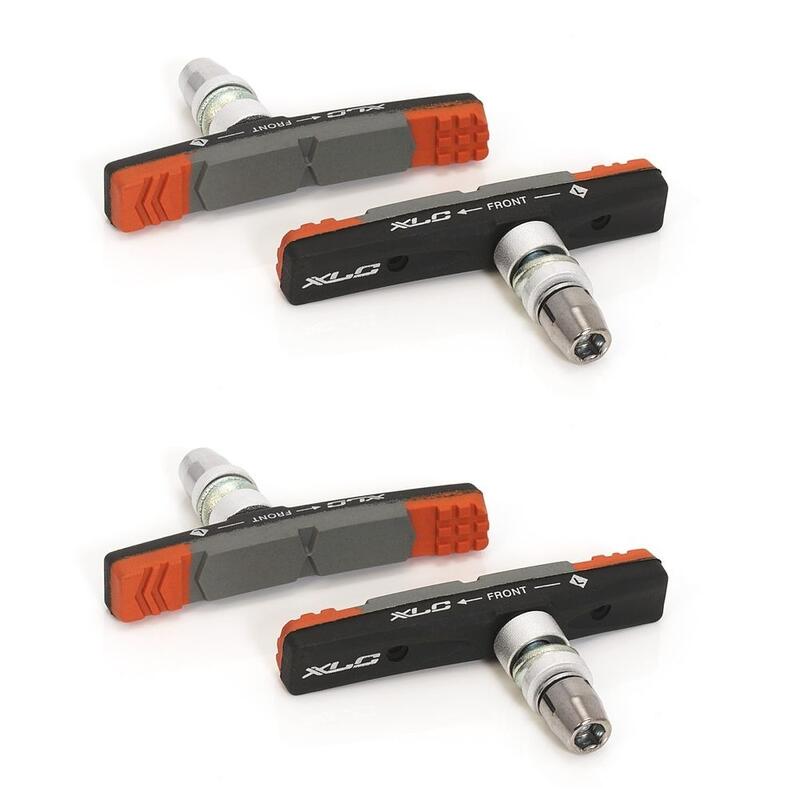 Remschoen BS-V09 V-Brake 70mm Zwart/Grijs/Oranje Set a 4 Stuks