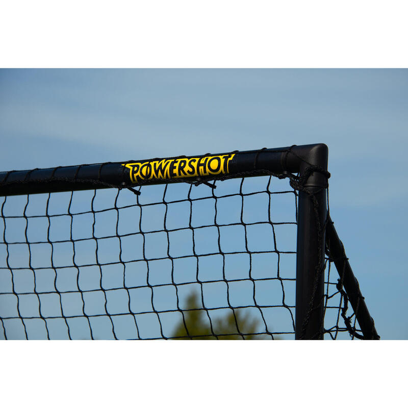 Dvojice fotbalových branek - 1,8 x 1,2 m - PVC - černá