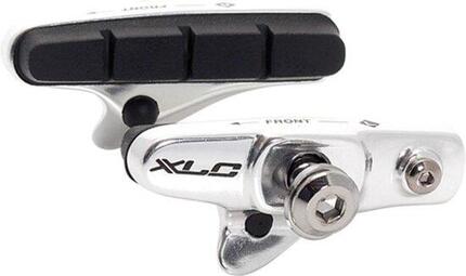 XLC Cartridge Road Bremsschuhe BS-R02 4er Set, 55mm, schwarz/silber