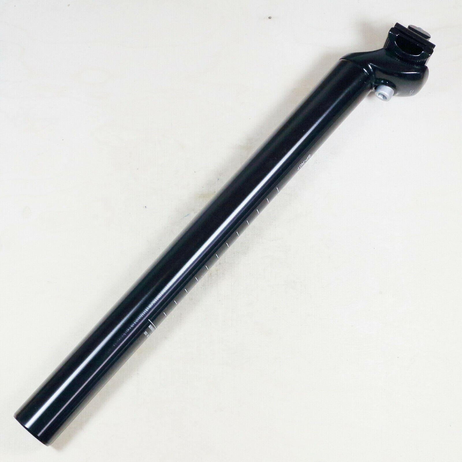 Tige de selle SP-R07 27,0x350mm Aluminium Noir Recul 3/3