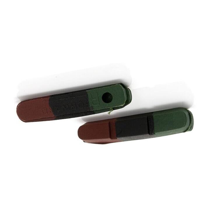 Guma Hamulcowa Bs-X01 Race 55 Mm Zielona/Czarna/Czerwona, Zestaw 4 Sztuk