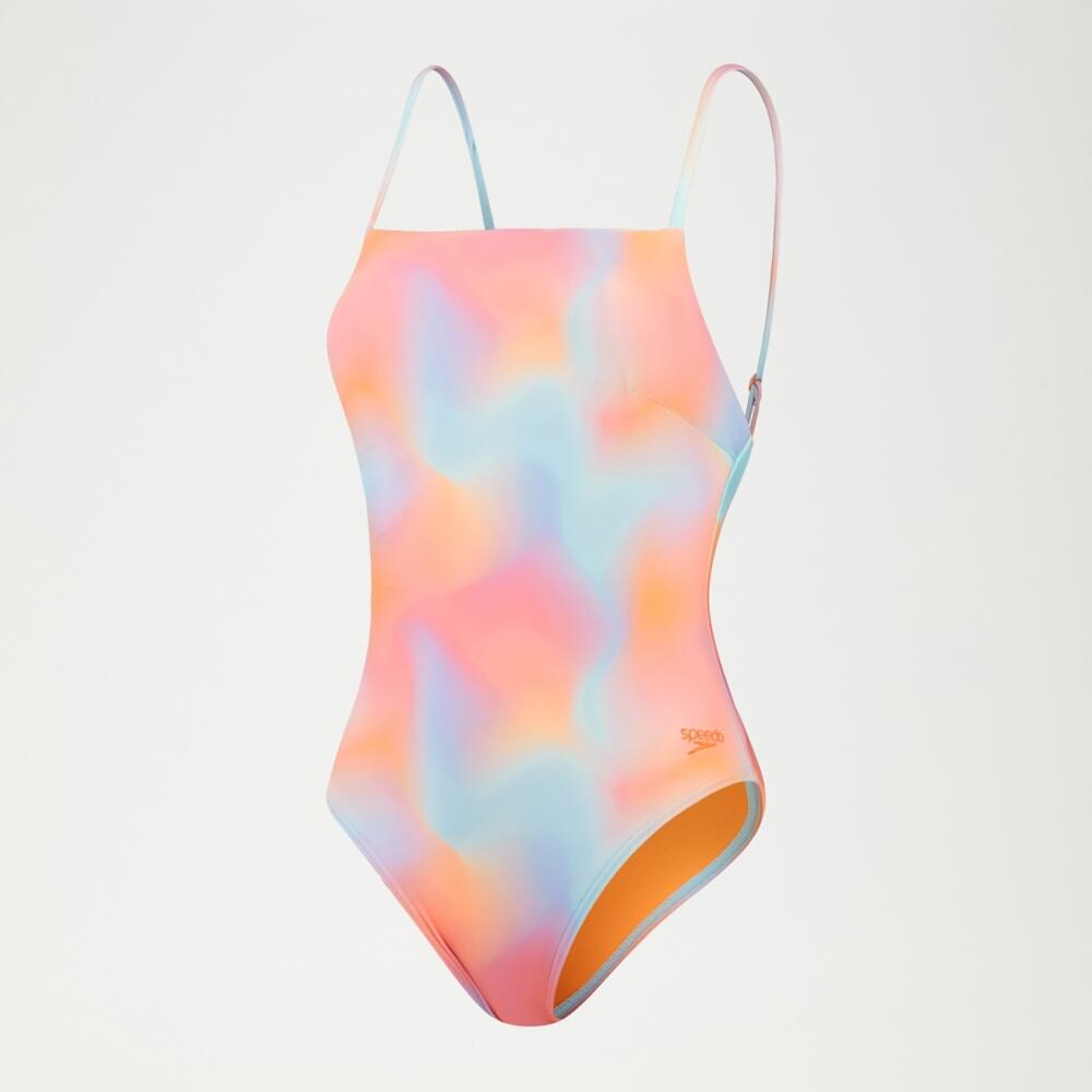 Maillot de bain imprimé Speedo à bretelles fines ajustables - UK Taille 32 5/7