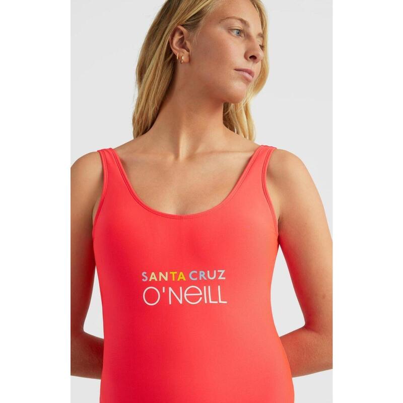 Badeanzug Cali Retro Swimsuit Damen - rot