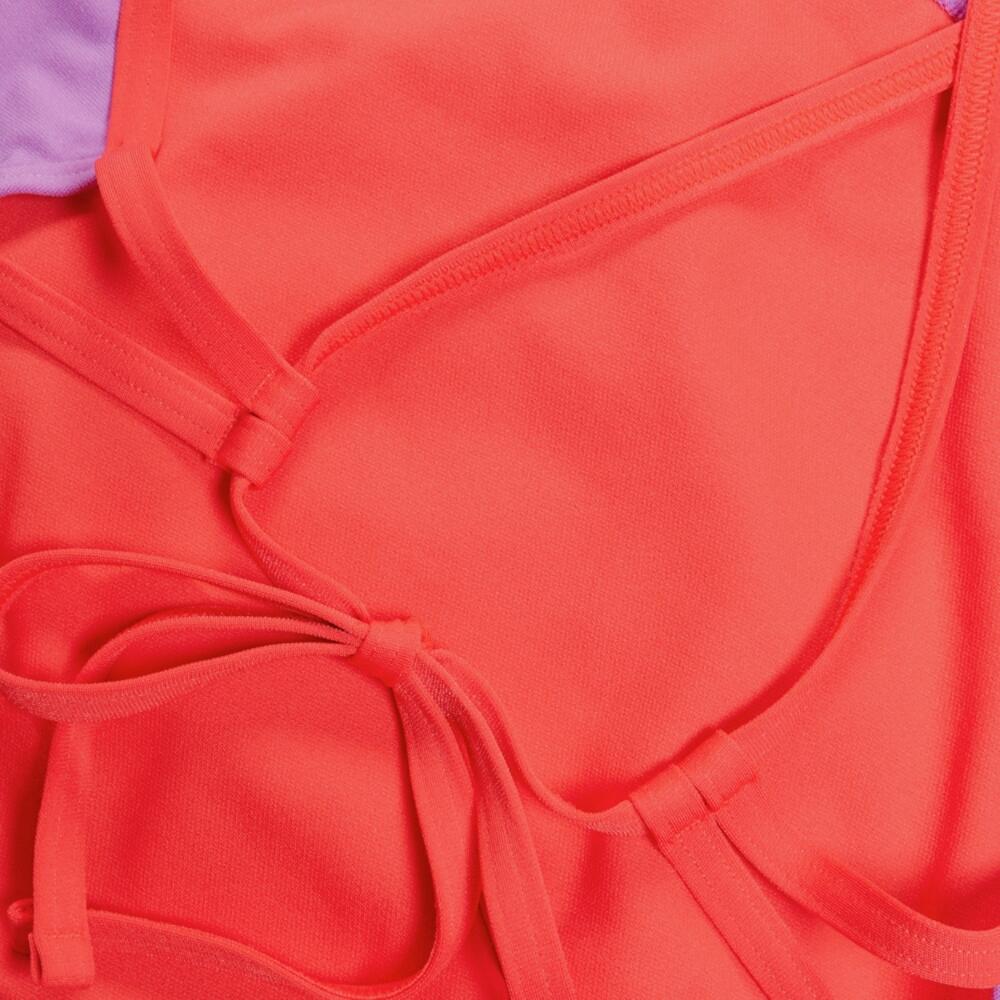 Womens Solid Tie Back Swimsuit 7/7