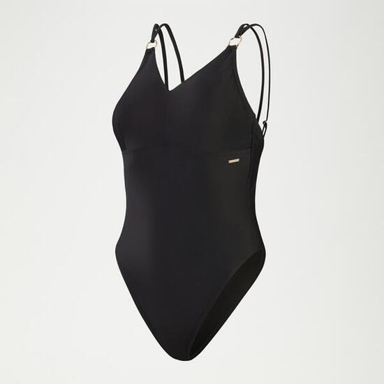 Maillot de bain Speedo gainant à bretelles - Noir - Taille 42