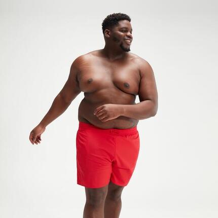 Short de bain homme Essential 16'' Grandes tailles Rouge