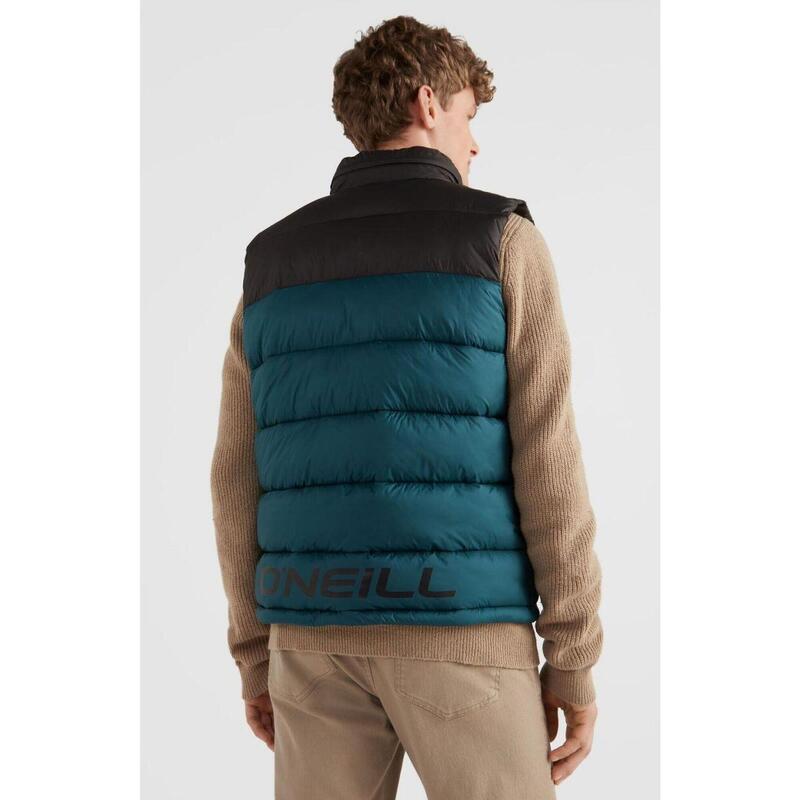 O'NEILL O'NEILL Jassen O'RIGINALS PUFFER BODYWARMER HEREN Deep Teal Colour Block