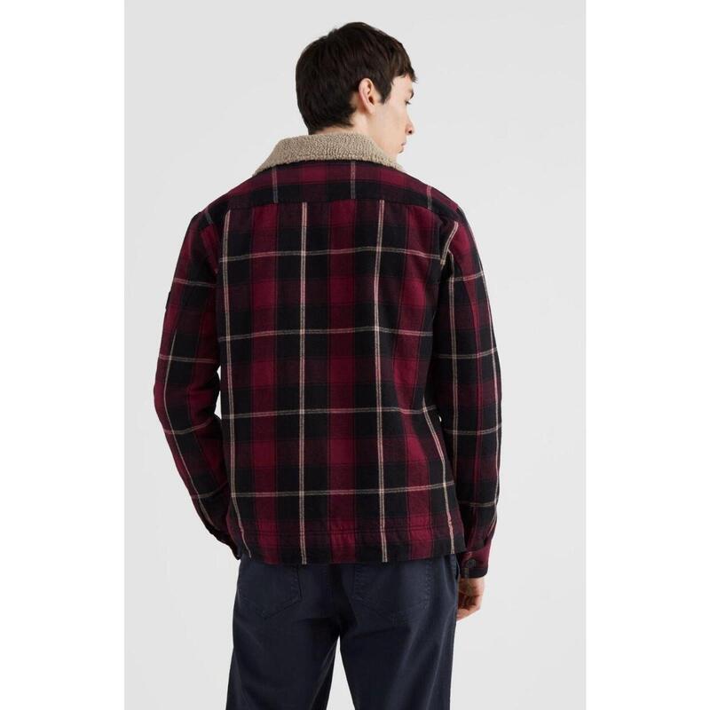 O'NEILL O'neill Jassen FLEECE LINED JACKET HEREN Red Tartan Check