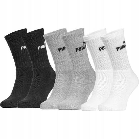 Puma Sportsocken Tennissocken Crew Tennis Socken Unisex 3 Paar