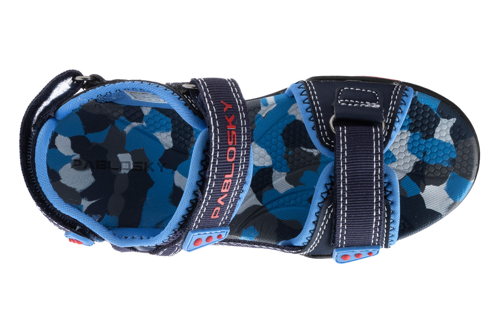 Sandalias Pablosky Azules para niño de material sintético 4/7