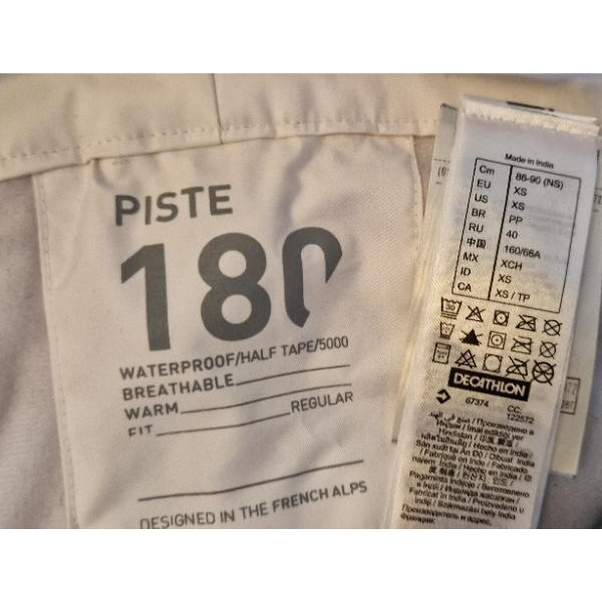 C2C - Pantalon de ski femme Decathlon Piste 180 White taille XS