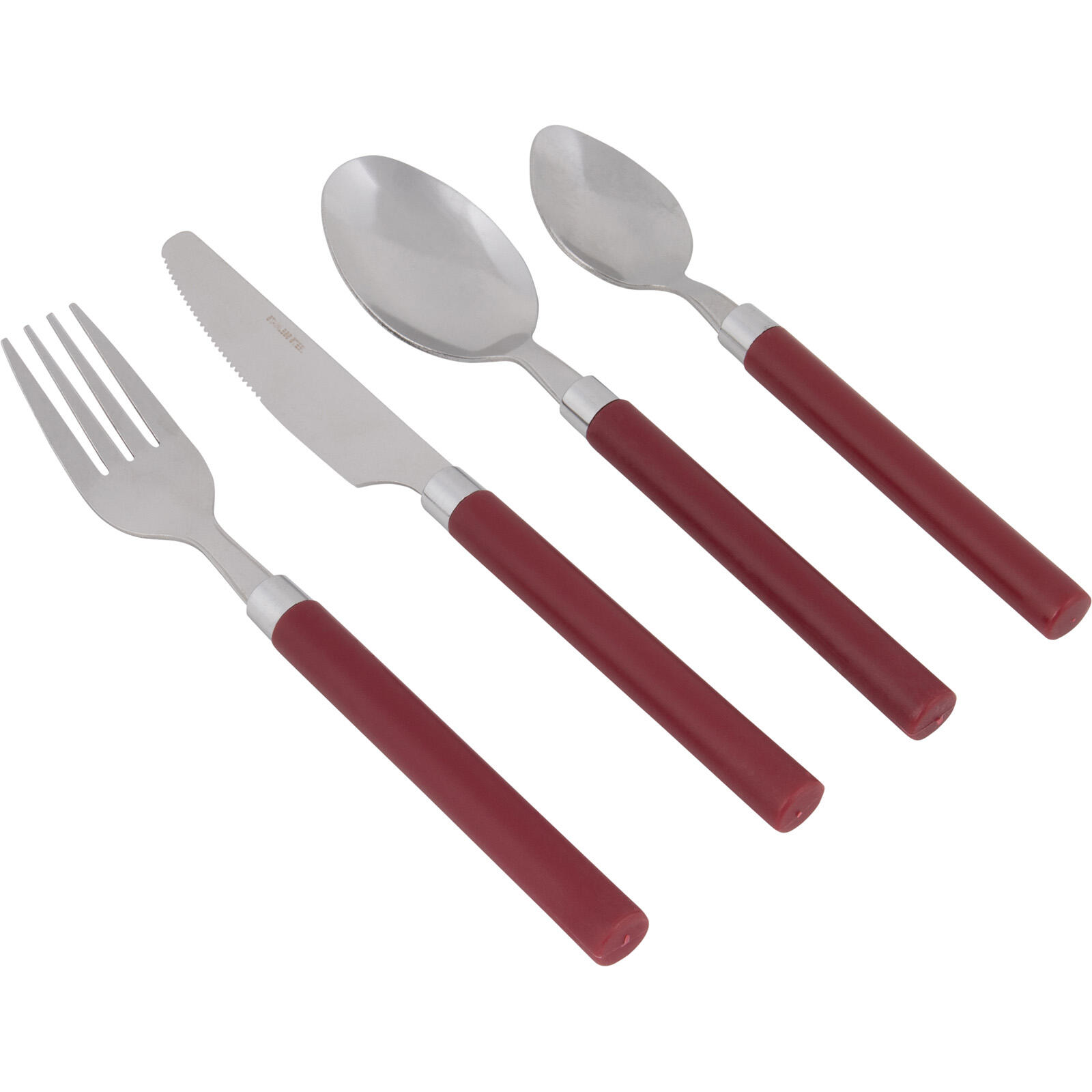 Camping bestek set outdoor reizen roestvrij staal 16 stuks 5/5